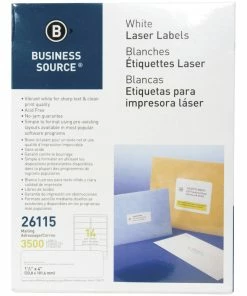 Flash Sale ⭐ Business Source Address Labels, 1-1/3 X 4 Inches, Pack Of 3500 👏