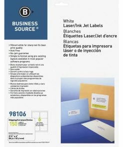 Coupon 👏 Business Source Premium Address Labels, 3-1/3 X 4 Inches, White, Pack Of 150 💯
