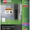 Budget ⭐ Avery 61514 Surface Safe Sign Labels, 3-1/2 X 5 Inches, White, Pack Of 60 ⌛