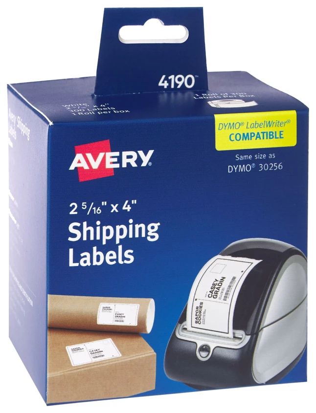 Cheap โค๏ธ Avery Thermal Printer Shipping Labels, 2-5/16 X 4 Inches, White, 300 Labels/Roll, Pack Of 4 ๐ 1 Cheap โค๏ธ Avery Thermal Printer Shipping Labels, 2-5/16 X 4 Inches, White, 300 Labels/Roll, Pack Of 4 ๐