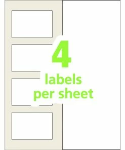 Discount 😀 Avery Easy Align Self-Laminating Labels, 2-5/16 X 3-5/16 Inches, White, Pack Of 100 ❤️ 7 Discount 😀 Avery Easy Align Self-Laminating Labels, 2-5/16 X 3-5/16 Inches, White, Pack Of 100 ❤️ -Avery - shop 2021495 D ecommfullsize