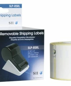 Promo 👍 Seiko SmartLabel Removable Shipping Label, 2-1/8 X 4 Inches, White, Pack Of 220 🎉