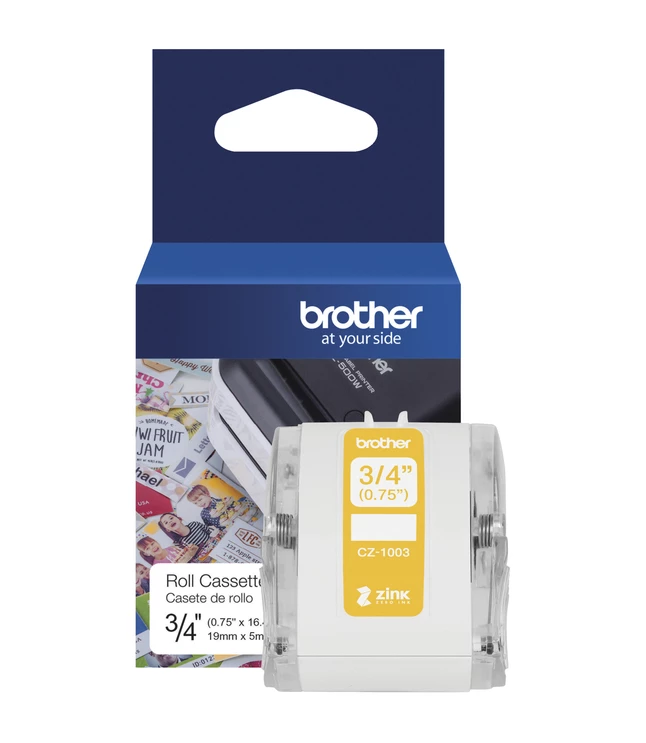 Cheapest ⌛ Brother CZ-1003 Roll Cassette, 3/4 Inch X 16.4 Feet, White ⌛ 1 Cheapest ⌛ Brother CZ-1003 Roll Cassette, 3/4 Inch X 16.4 Feet, White ⌛