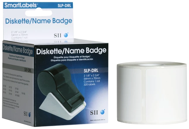 Best Pirce 🤩 Seiko SmartLabel Diskette/Name Badge Label, 2-1/8 X 2-3/4 Inches, White, Pack Of 320 🥰 1 Best Pirce 🤩 Seiko SmartLabel Diskette/Name Badge Label, 2-1/8 X 2-3/4 Inches, White, Pack Of 320 🥰