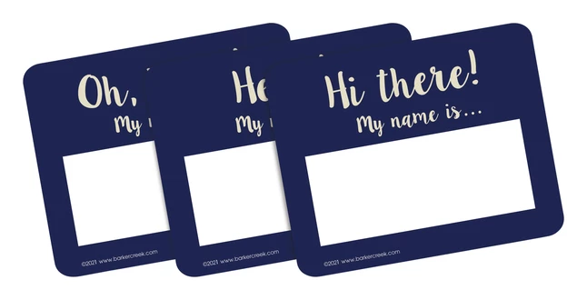 Top 10 ❤️ Barker Creek Name Tags, Oh, Hello!, 3-1/2 X 2-3/4 Inches, Set Of 45 🎁 1 Top 10 ❤️ Barker Creek Name Tags, Oh, Hello!, 3-1/2 X 2-3/4 Inches, Set Of 45 🎁