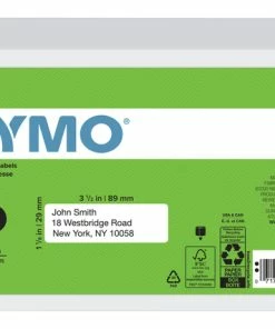 Cheapest ⭐ DYMO LabelWriter Standard Address Labels, 1-1/8 X 3-1/2 Inches, White, Roll Of 350, Pack Of 24 Rolls 🧨